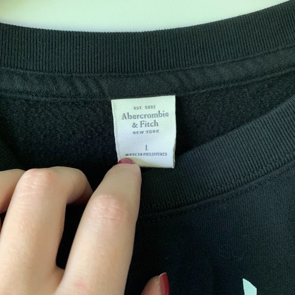 Abercrombie.& Fitch Logo Crewneck Sweatshirt - Picture 2 of 3